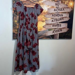 Speed Control Romper w/Maxi Skirt Overlay